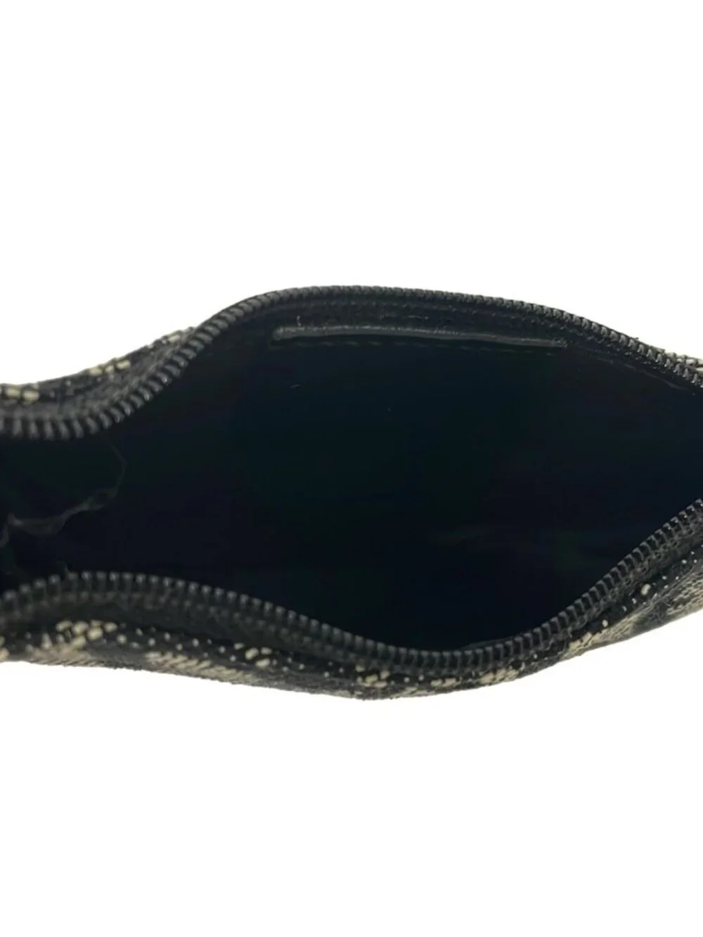 Dior Pouch Logo Glamsaddle Navy Blue Leather